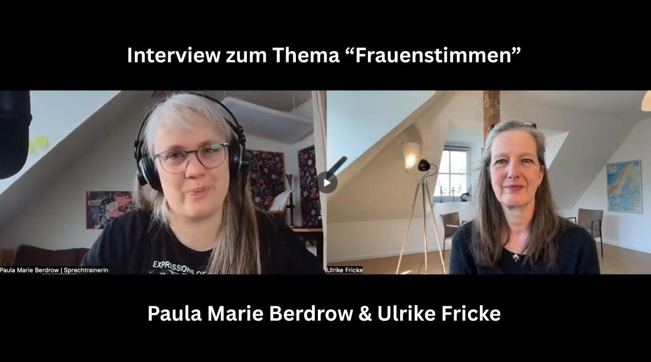 Interview zum Thema “Frauenstimmen” - 1